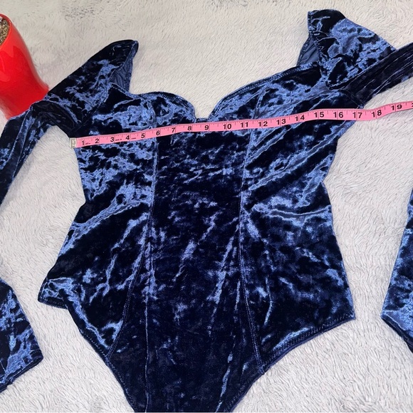 Free People Black Magic velvet bodysuit - Picture 5 of 10